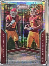 Panini Draft Picks Legacy JuJu Smith-Schuster, Michael Pittman Jr (RC) 6/10 SSP