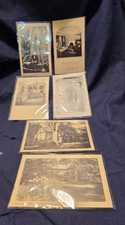 6 Unused Vintage Maynard Workshop Postcards of Louisa May Alcott's Orchard House