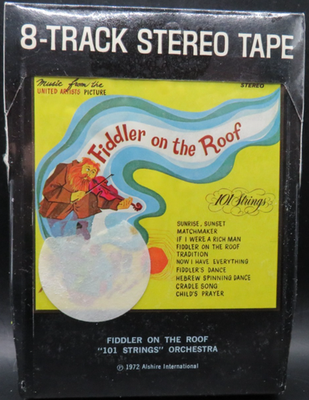 #ad Original 8 Track Tape 101 STRINGS Fiddler on The Roof NOS Sealed New $8.50