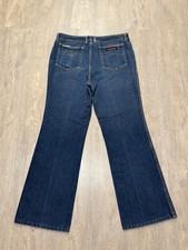 Vintage Jordache Jeans Women 33x29 Horse Logo High Rise Boot Cut Embroidered 80s