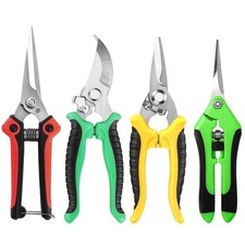 4 Pack Garden Pruning Shears, Stainless Steel Garden Shears, Gardening Shears...