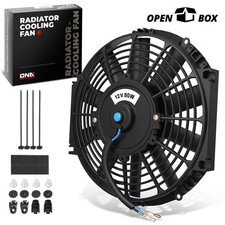 Open Boxuniversal Slim 10 Pullpush Electric Radiator Cooling Fan Black Open Boxuniversal Slim 10 Pullpush Electric Radiator Cooling Fan Black