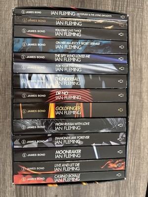 James Bond 007 - 14 Book Box Collectors Set Ian Fleming Paperback Books