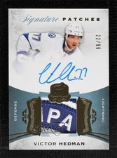 2015 The Cup Signature 2017-18 Update 22/99 Victor Hedman #SP-VH Patch Auto k4s