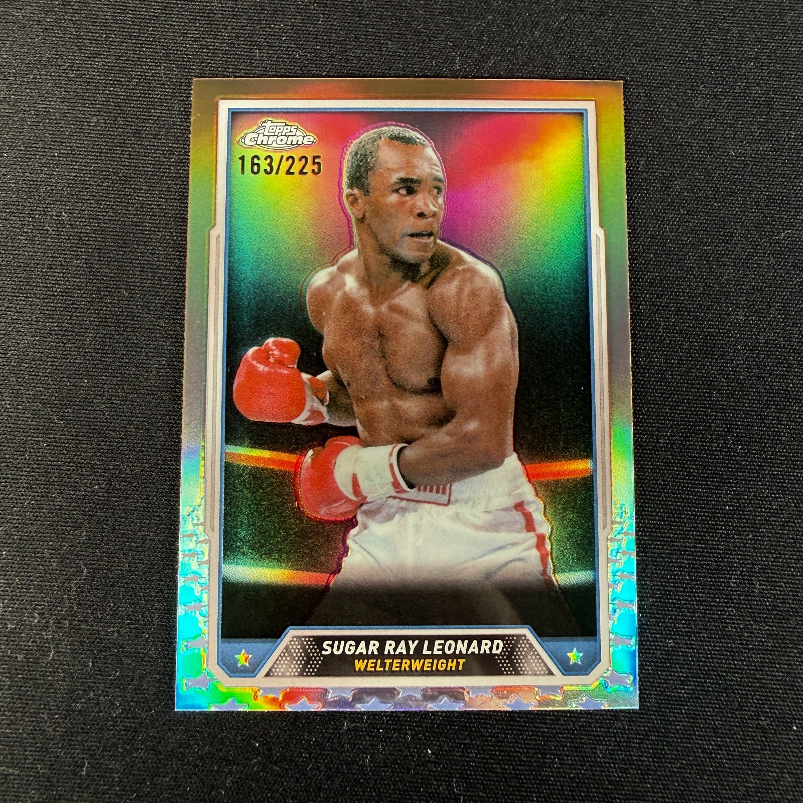 2024 Topps Chrome Bronze Refractor /225 Sugar Ray Leonard #29