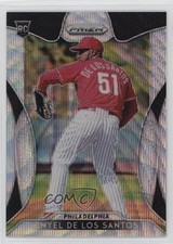 2019 Panini Prizm Blue Wave Prizm /60 Enyel de los Santos #80 2r8