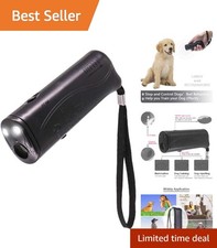 Versatile Handheld Dog Trainer with LED Light - Stop Barking Up to 9.8ft Range