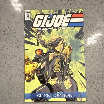 G.I. Joe Silent Option #2 IDW Publishing Agent Helix Snake Eyes Comic Book