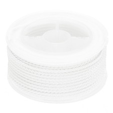 Nylon Thread Twine Beading Cord, 36ft Bracelets String Cord Rope, White