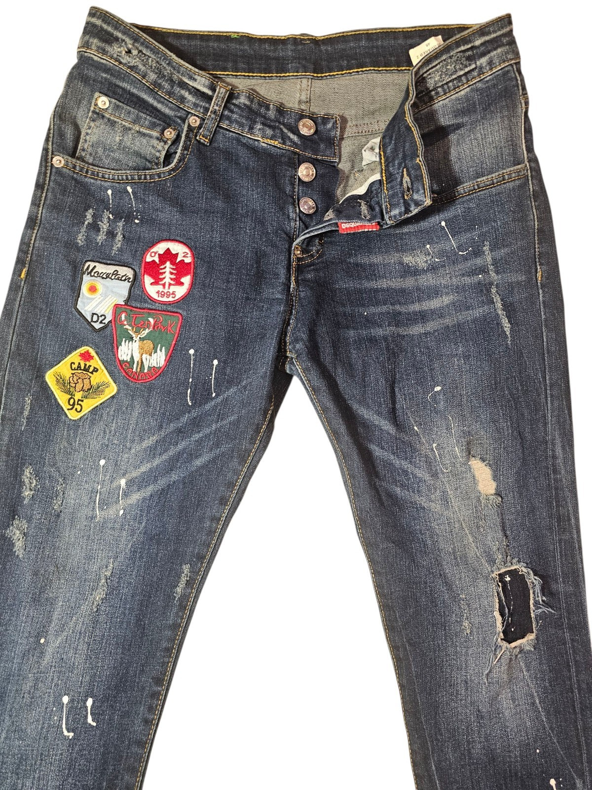 DSQUARED Patch Cool Guy Jeans  distressed  mens m… - image 1