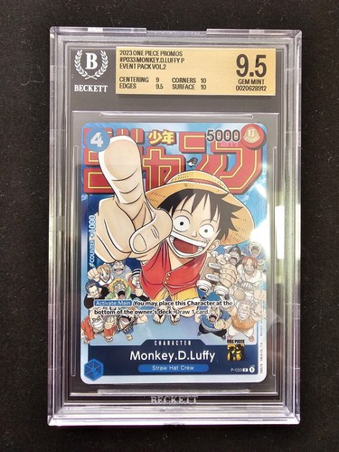 Monkey.D.Luffy (Event Pack Vol. 2) graded BGS 9.5 for sale on eBay