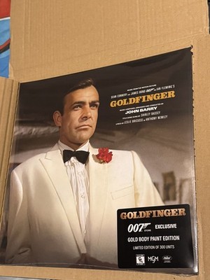 GOLDFINGER Remaster VINYL BODY PAINT GOLD Ltd 300 Edition La-La land Records OOP