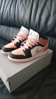 Air Jordan 1 Mid GS Light Madder Root Satin Rosa Selten Gr.40 RARITÄT