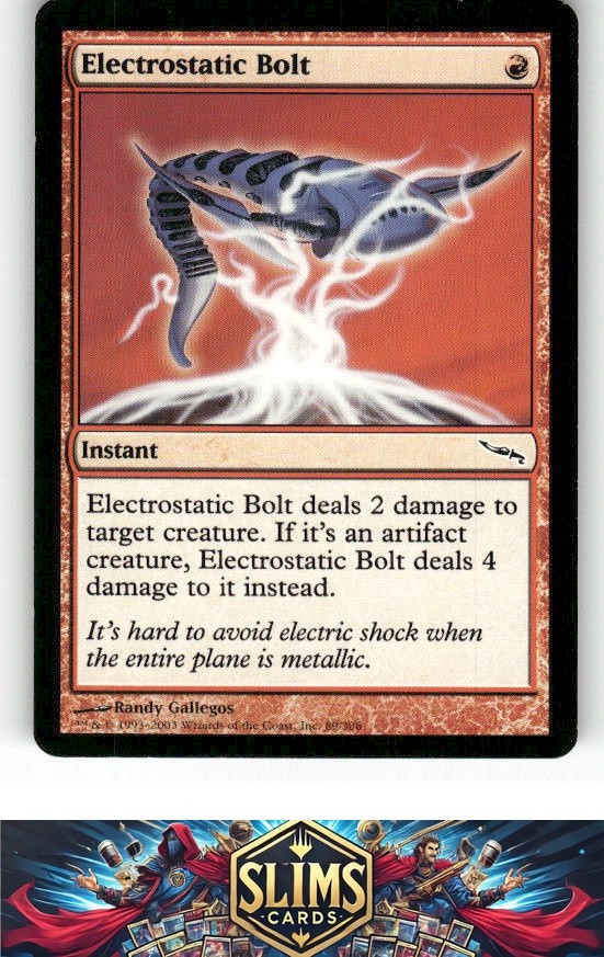 Magic the Gathering MTG Mirrodin Electrostatic Bolt #89 Buy 2 Get 1