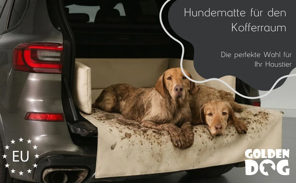 Kofferraum-Schutzmatte für Hunde • Autohundebett • 4 Größen • 3 Farben - Bild 2 von 4