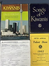 Lot Of Kiwanis International Paper Memorabilia - Lot C