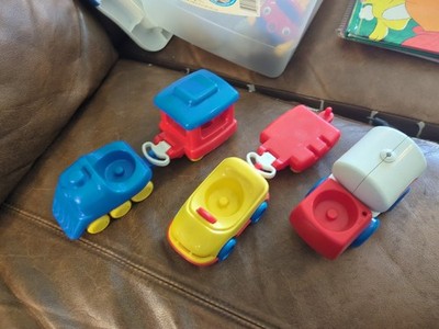 Vtg Little Tikes Peak Road & Rail Green Mountain TRAIN Lot of 5