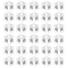 Clothes Hanger Marker XS Size Tag Fit 0.24 Inch Square 100 Pcs