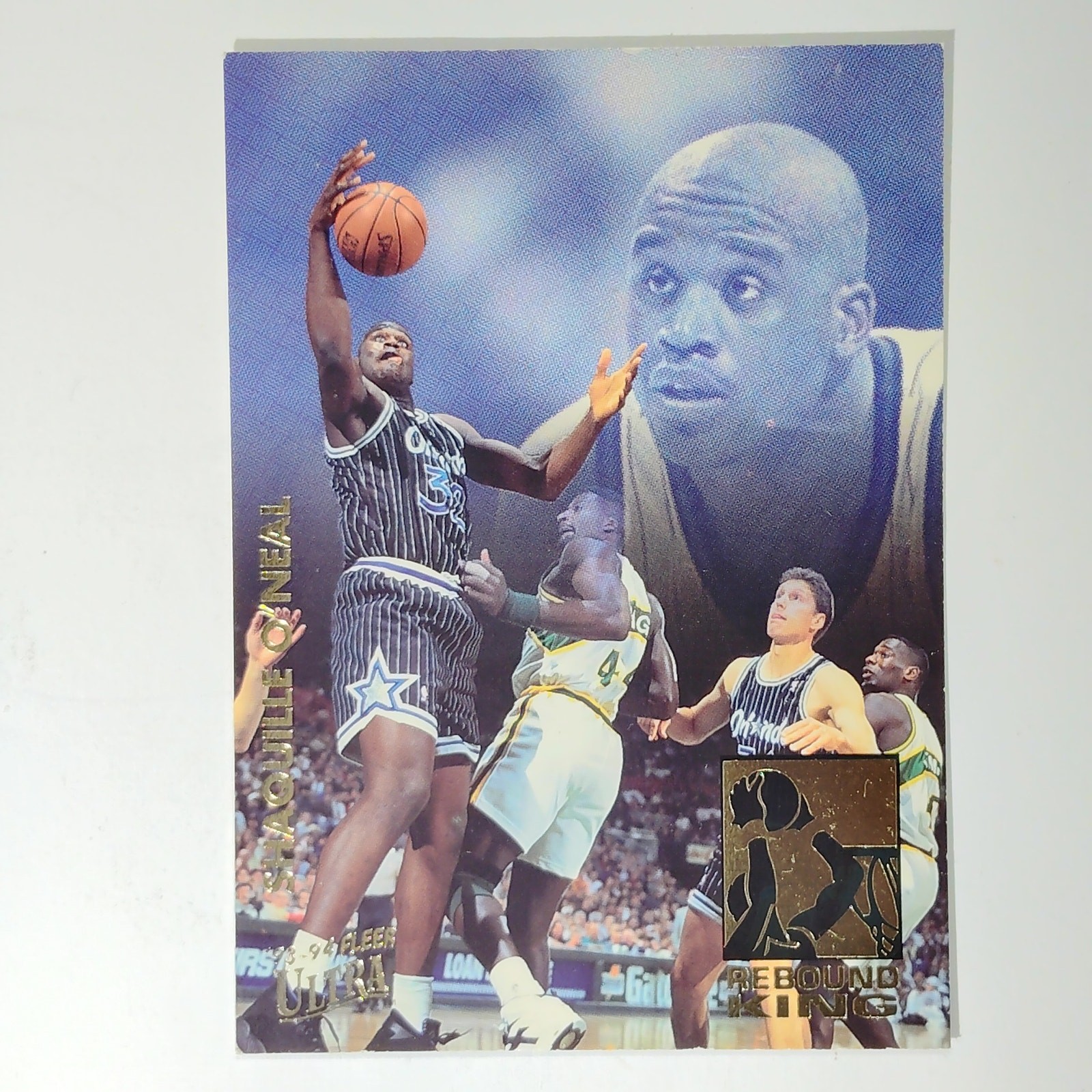 1993–94 Fleer Ultra Shaquille O’Neal #9 of 10 – Rebound Kings – Orlando Magic