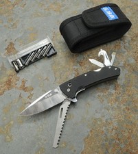 Sanrenmu Messer SPECTRUM 7106SUE-GH-T7 Slipjoint Rescue Knife Multitool Säge