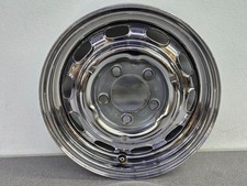 VERY NICE USED GENUINE KPZ PORSCHE 911 912 914-6 5 1/2JX15 CHROME WHEEL 1/68