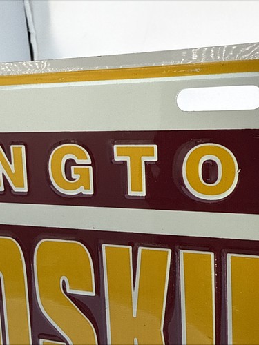 Vintage Washington Redskins Metall Nummernschild Fußball Sammlerstück 12”x6” - Bild 6 von 22