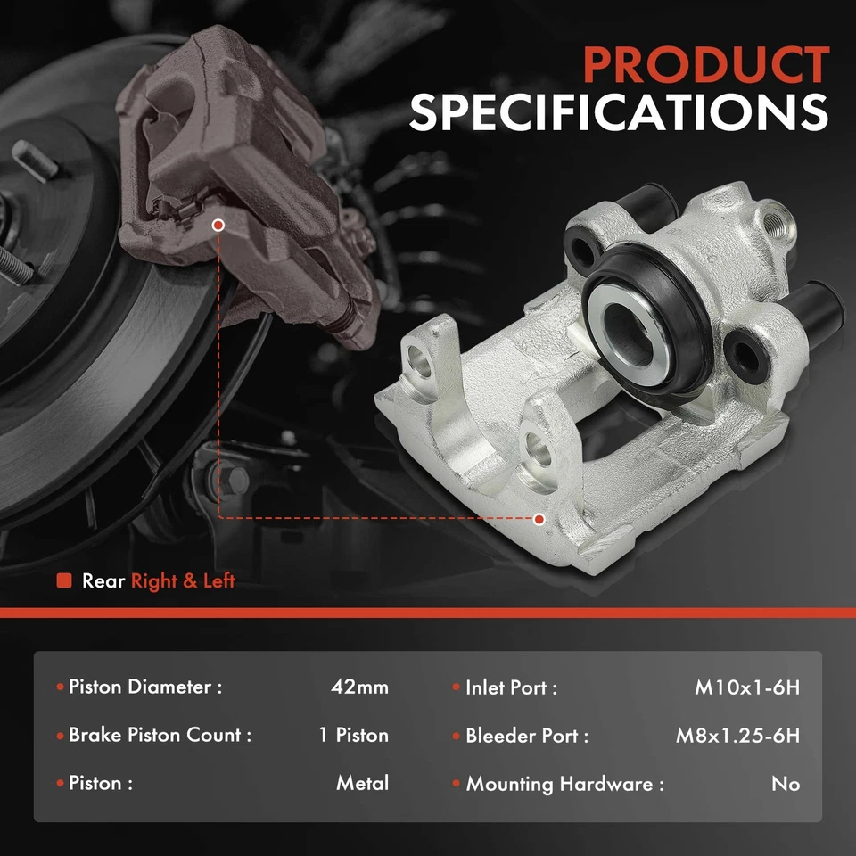 2x Brake Caliper Rear Side for BMW 3 Series E21 E46 330d 330i 3.0 34216750161 - Image 3 of 4