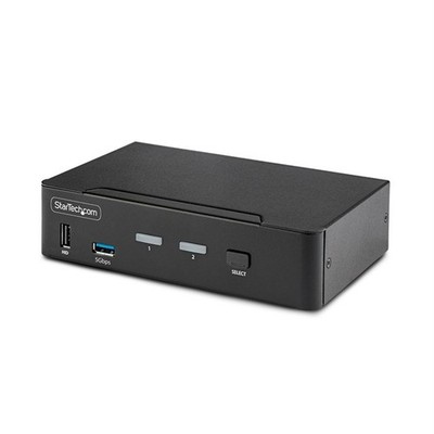 StarTech.com 2-Port DisplayPort KVM-Switch 8K 60Hz/4K 144Hz Single Display DP