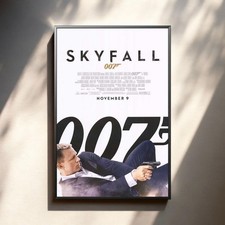 Limited Quantity Movie Theater One Sided Printed Poster US Version 007 Skyfall