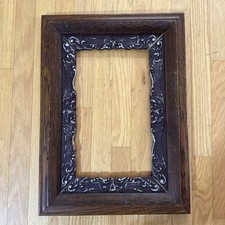 Antique Victorian Ornate Solid Wood Frame Art Picture 12x20 or 23x18