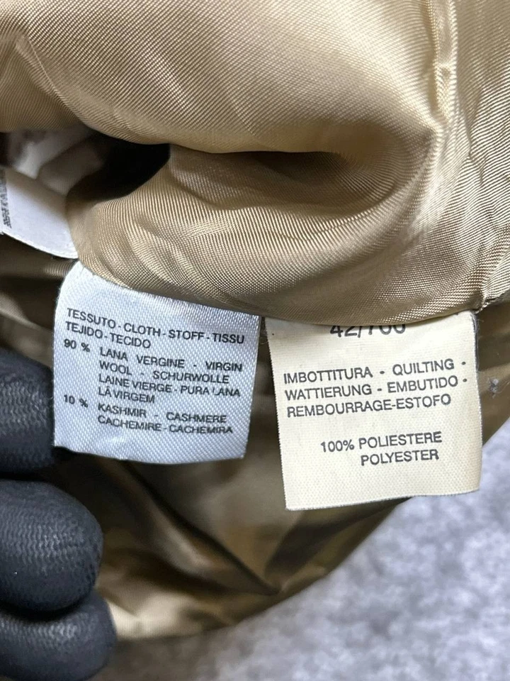 Abrigo Sportmax By Max Mara para mujer 8 envoltura de lana marrón * Foto 4 de 4