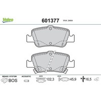 Valeo 601377 Bremsbelagsatz FüR Toyota Auris Corolla VAN E15 E18 ZRE1