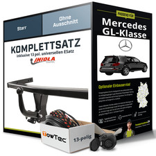 Für MERCEDES GL-Klasse Typ X166 Anhängerkupplung starr +eSatz 13pol uni. 12- NEU