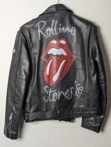 Rolling Stones Leather Jacket | eBay