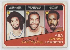 1972-73 Topps League Leaders Artis Gilmore Larry Jones #260 Rookie RC HOF 0ol0