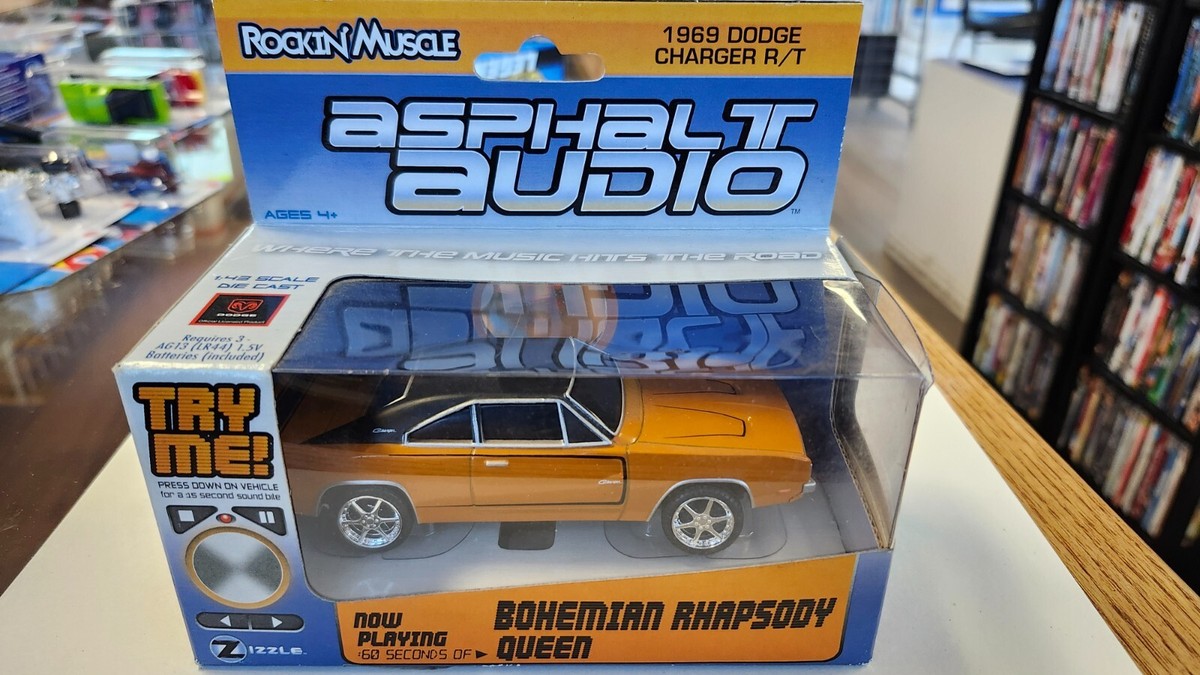 2007 Zizzle Rockin' Muscle Asphalt Audio 1:43 1969 Dodge Charger R