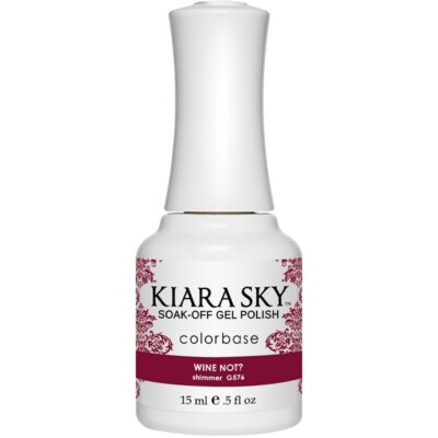Kiara Sky Soak-off UV Gel Polish G576 Wine Not? 0.5oz