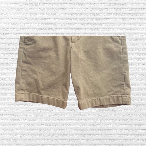J Crew Crewcuts Boys Classic Khaki Shorts Tan Beige Adjustable Waist Size 8 - Picture 4 of 12