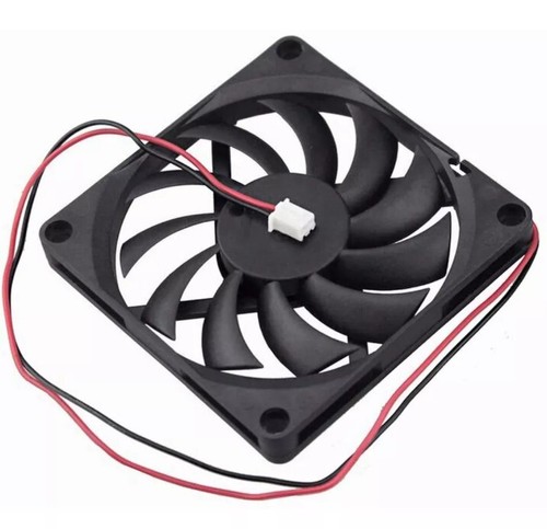 8010 DC 12V 2Pin Brushless Fan 8cm 80x80x10mm with dust cover Computer Cooling - Picture 6 of 10