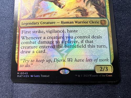 MTG Samut Visir of Naktamun M 0043 Mythic Foil TAPPETINO The Aftermath quasi nuovo - Foto 2 di 3