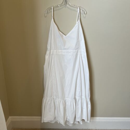 City Chic Womens Sweet Tie Midi Wrap Dress XXL/24 White Sun Beach Summer Boho - Picture 3 of 14