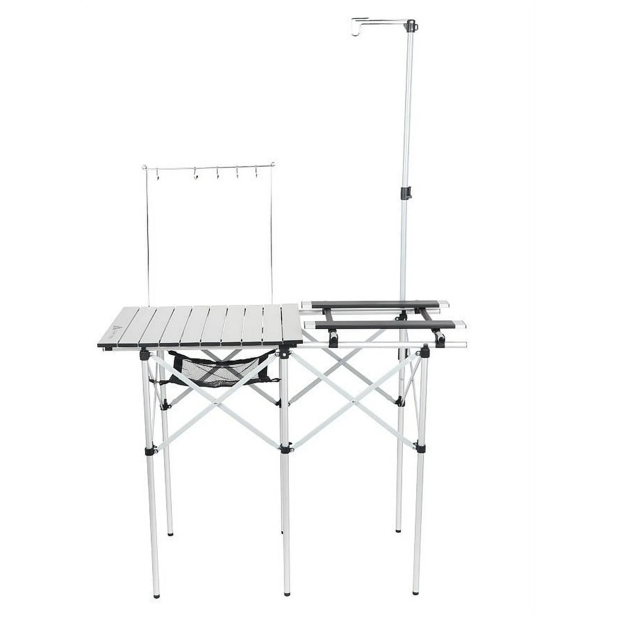 Ozark Trail Folding CAMP KITCHEN TABLE Adjustable Stove Rack Carry