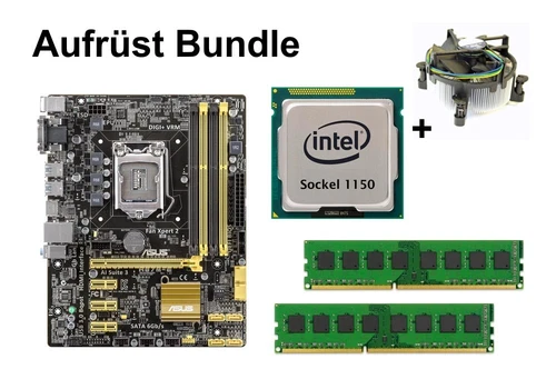 Aufrüst Bundle - ASUS H87M-E + Intel i7-4770S + 8GB RAM #94570