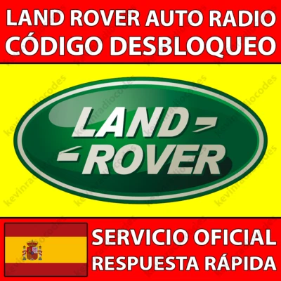 ✅LAND ROVER RADIO CODIGO DESBLOQUEO DEFENDER DISCOVERY FREELANDER✅ - Imagen 1 de 4