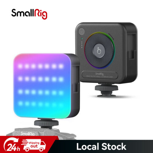 SmallRig P108 RGB Video Light 2500mAh Cold Shoe Camera light 2700-6500K-4055 - Picture 1 of 10