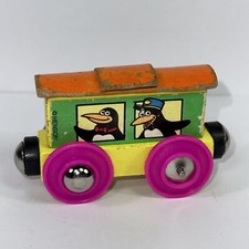 Sesame Street Railway Tootisetoy Hardwood Train Car Magnetic
