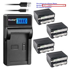 Kastar Battery LCD USB Charger for Sony NP-F970 CCD-TRV517 CCD-TRV54 CCD-TRV55