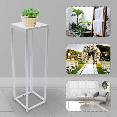 Blumenhocker Metall Eckig Blumenständer Beistelltisch Blumensäule Wohnzimme