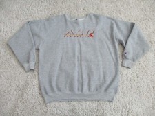 Vintage Champion Sweatshirt Men Large Gray Arizona State Sun Devils 1990s Y2K