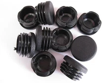 28mm plastic round tube insert Black Blanking End Cap Caps tube Pipe plug bung